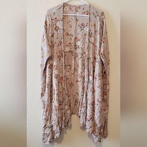 Unbranded kimono with floral pattern
